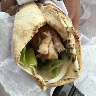 Overflowing pita!!!