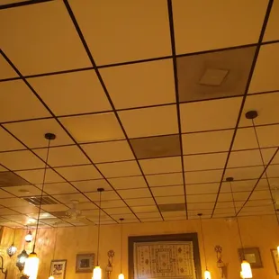 Decorations and main area