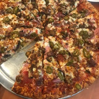 Mighty Meaty Pizza