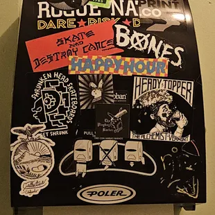 3/15/2024 - Grabbing some pizza after a show. Punkrock bathroom