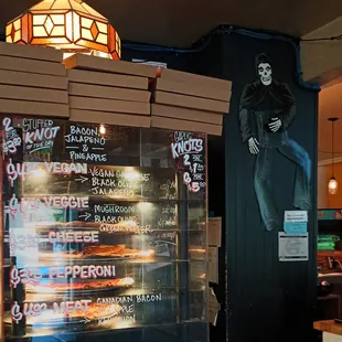 Easy ordering at the counter just inside the door