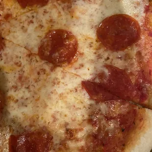 Extra cheese and pepperoni