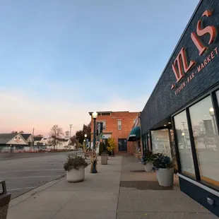 outside