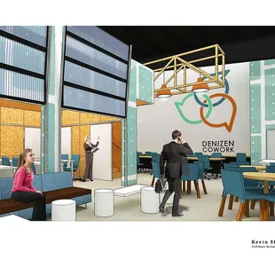 Rendering of Denizen, opening in September 2014