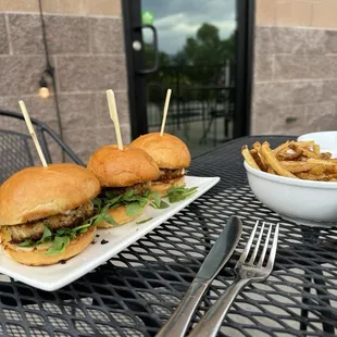 Apparently the crab cake sliders are new!  That's fine by me, they're amazing.