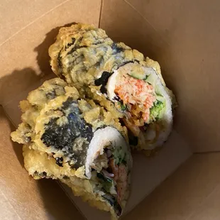 Sushi burrito!! Omg it was amazing!!!!