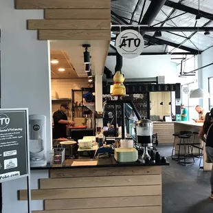 ATO storefront inside The Joinery