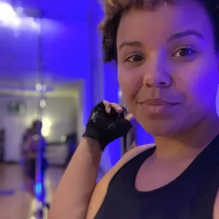 Before the workout / sweat sesh with Goddess Carlyn