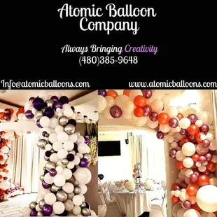 This "Wow Wednesday" is brought to you by this STELLAR Organic Arch Balloon Decor from our collaboration with #teamrockabillyballoons!