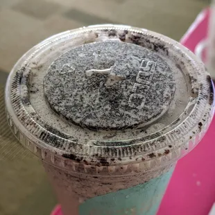 a close up of a cup of ice cream