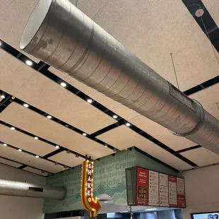 the inside of a restaurant