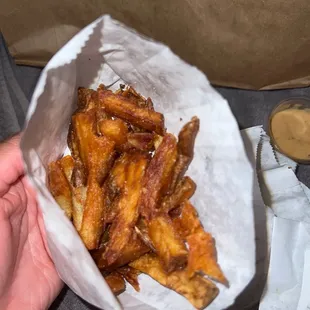 Burnt, stale, and cold fries ‍