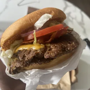 Atomic Burger w/ Bacon