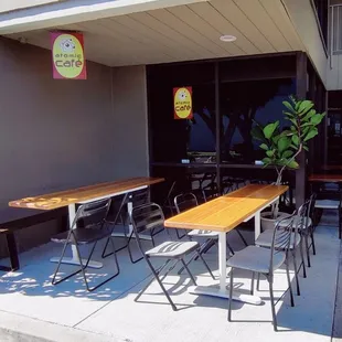 Outdoor seatings for your convenience