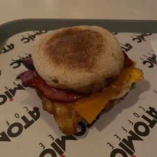 Ham & Cheddar Muffin