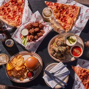 Atomic Cowboy home of Denver Biscuit Co &amp; Fat Sully&apos;s NY Pizza, pizza wings burgers and beer