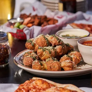 Atomic Cowboy home of Denver Biscuit Co &amp; Fat Sully's NY Pizza, Loaded Garlic Knots