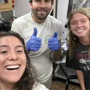 Our selfie with the one and only Tyler  He was great