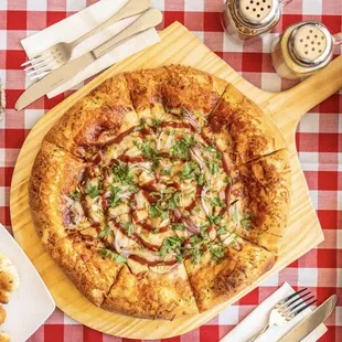 a variety of food on a table