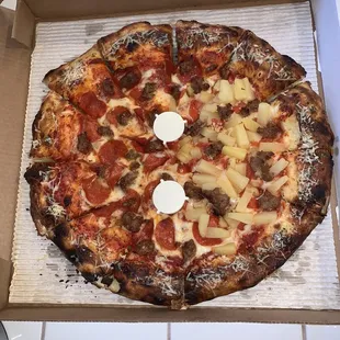 Little burnt but still tasty.