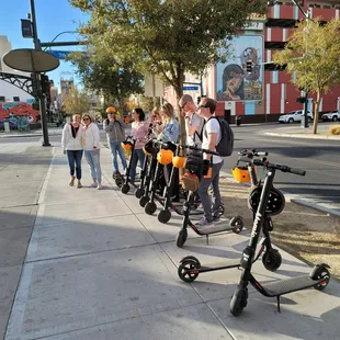 Scooters at Container Park