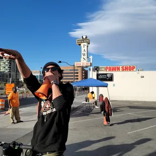 Matt at silver and gold pawn