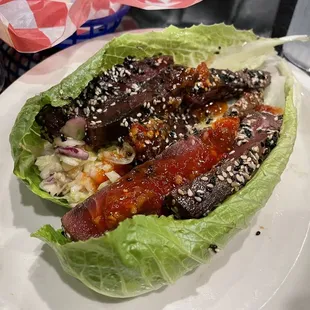 Ahi Tuna Lettuce Wraps