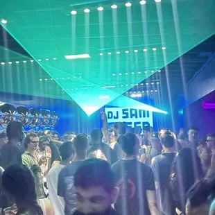 Dance floor on a Saturday night.