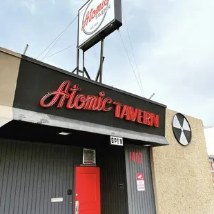 the front of the restaurant