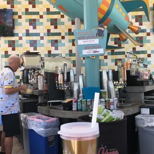 Bar area