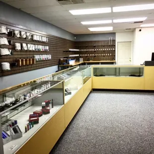 Inside the Vape Shop.