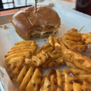 Chicken Sandwich &amp; Waffle Fries