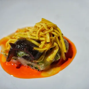 Sea cucumber jidan gochugaru and shrimp