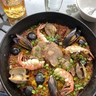 Paella and old fashion