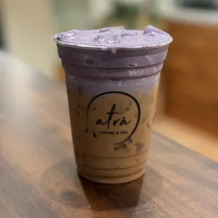 Ube coffee