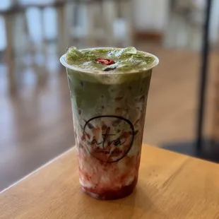 Strawberry Matcha