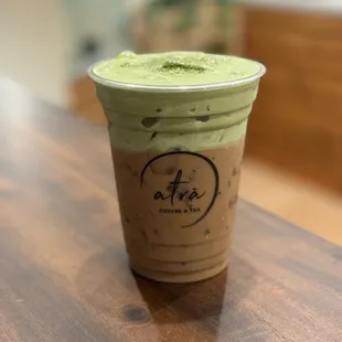 Matcha coffee