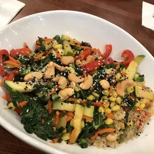 Vegan quinoa bow