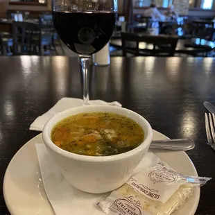 Cup of Wedding soup.