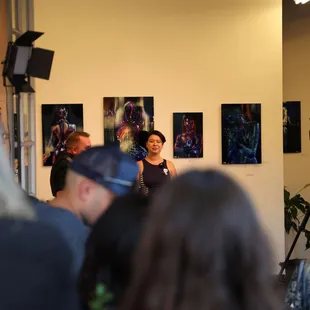 The monthly Artist showcase and Gallery  reception. This month is  Re-humanized - Artist Rich Diltz