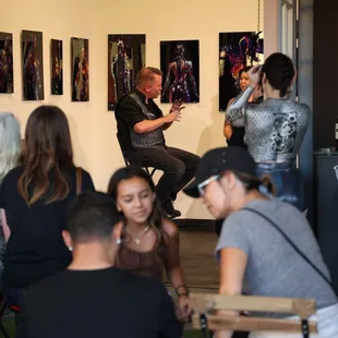 Artist showcase and Gallery  reception - Re-humanized - Artist Rich Diltz