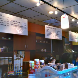 customers at the counter