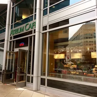 View outside of the deli.