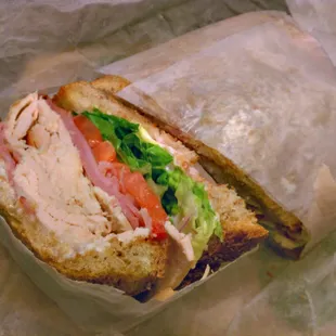 Turkey &amp; Ham sandwich