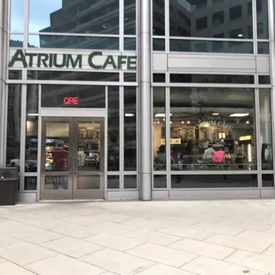 outside