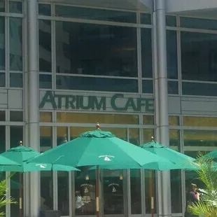 outside