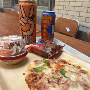 pizza, food