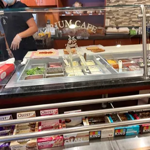 Busy and clean counter