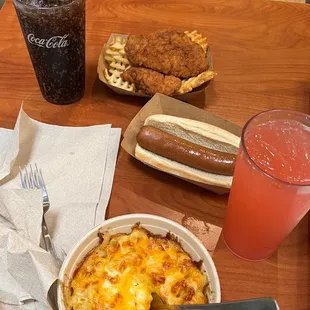 What $40 buys - no free water unless you brought your own cup.