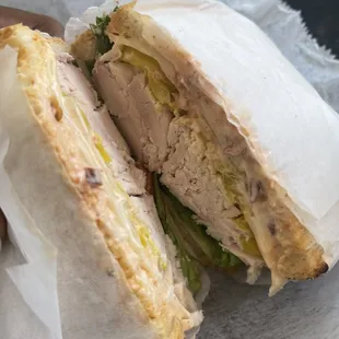 Turkey Sandwich on sourdough bread